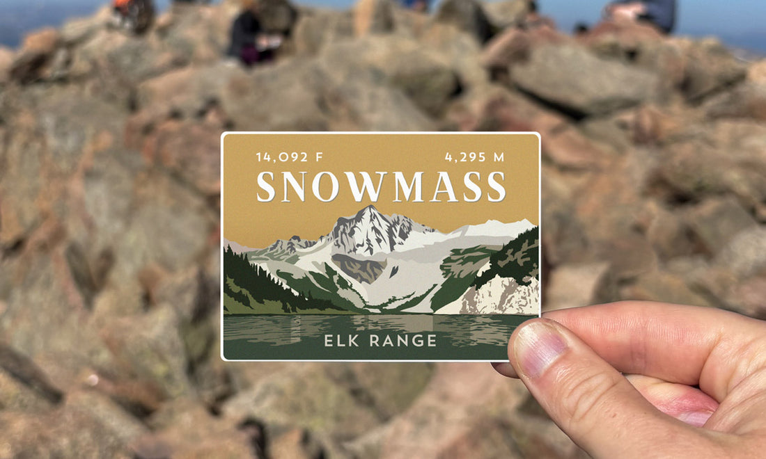 Snowmass Mountain Colorado 14er Sticker