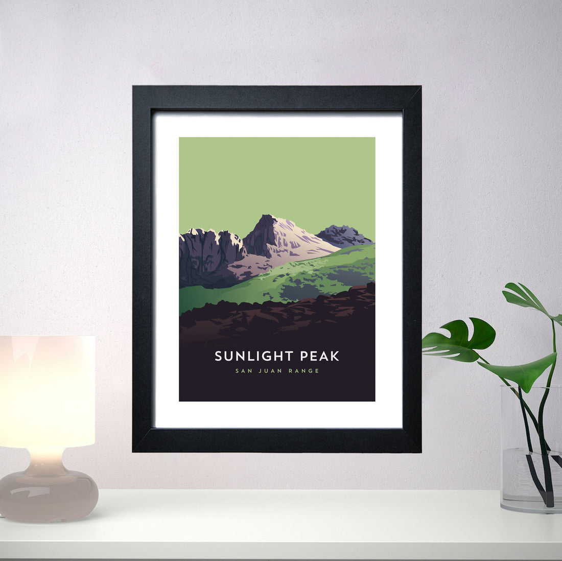 Sunlight Peak Colorado 14er Poster