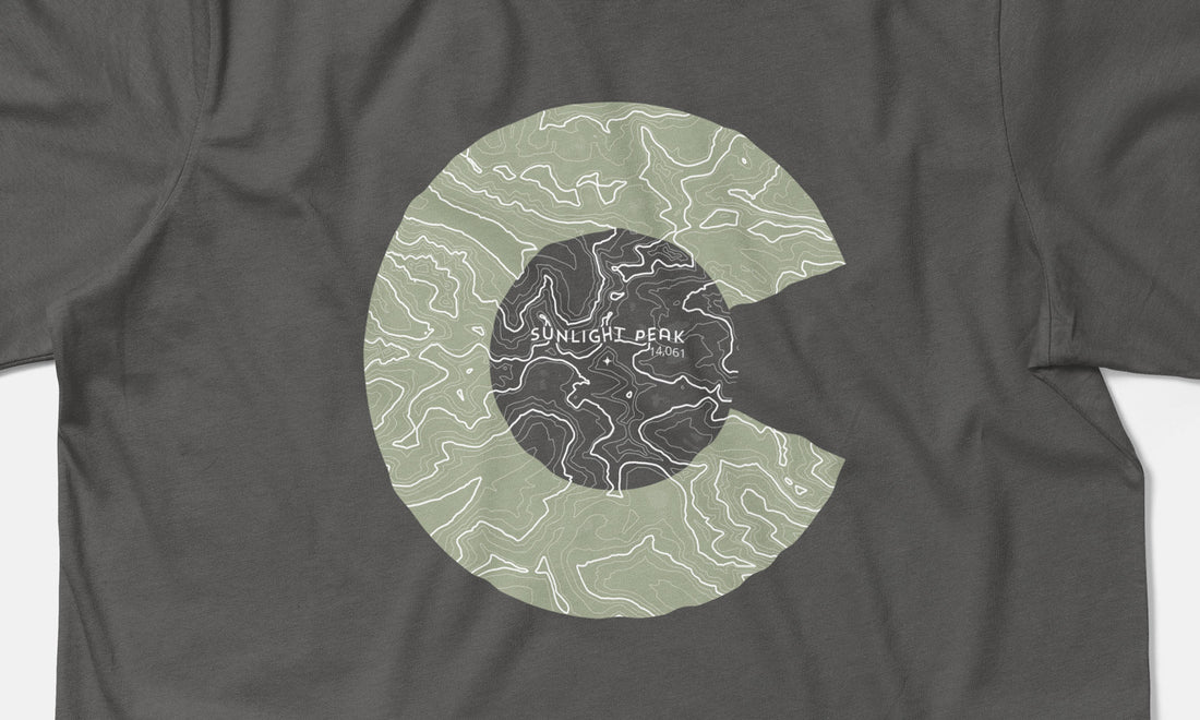 Sunlight Peak Topo 14er Shirt