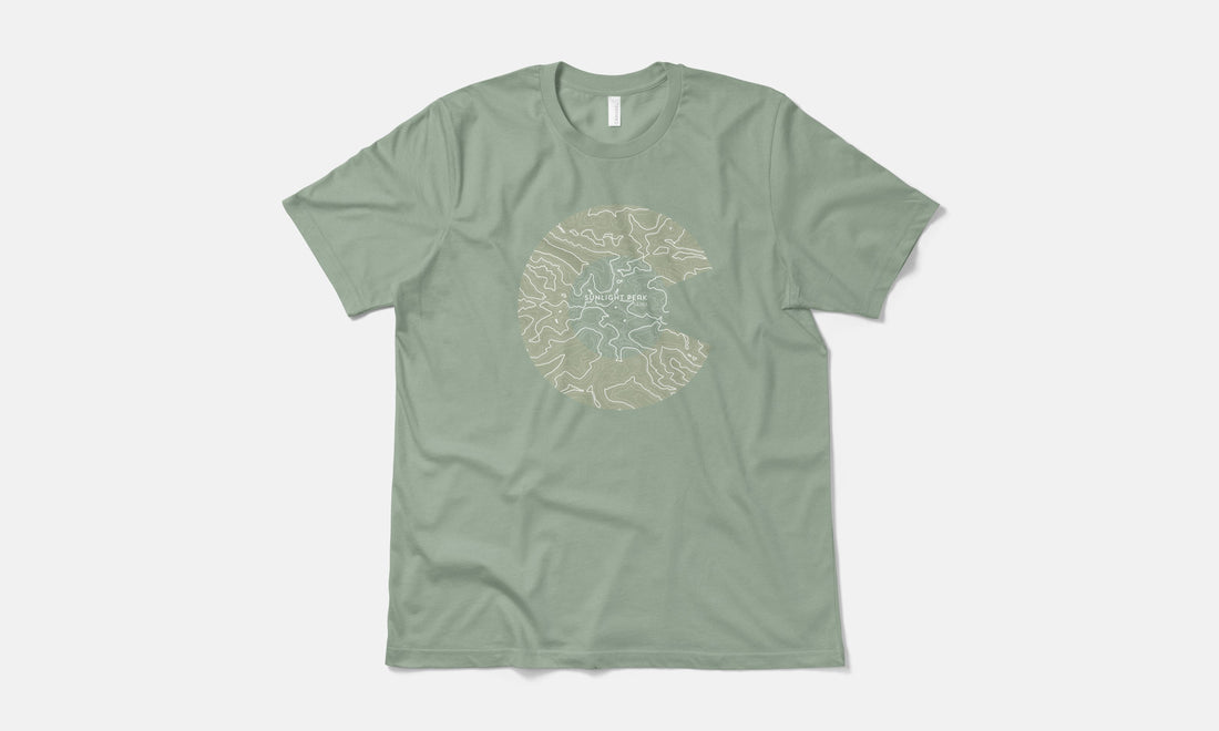 Sunlight Peak Topo 14er Shirt