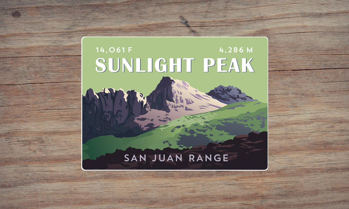 Colorado 14er Sticker Pack (The Complete Collection)