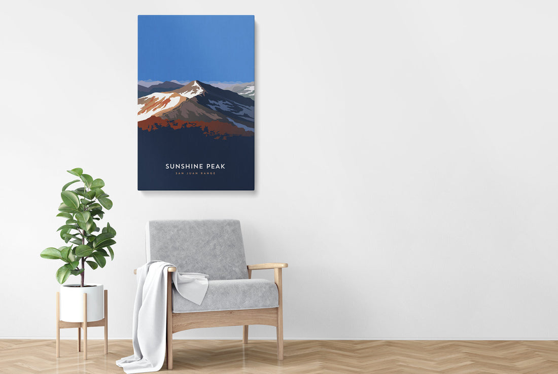 Sunshine Peak Colorado 14er Canvas Print