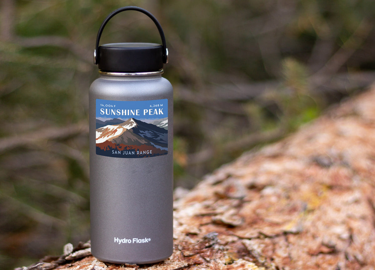 Sunshine Peak Colorado 14er Sticker