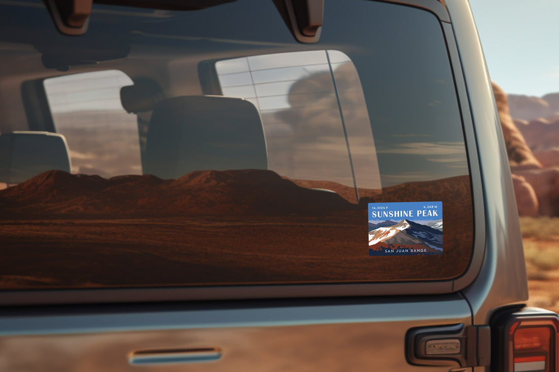 Sunshine Peak Colorado 14er Sticker