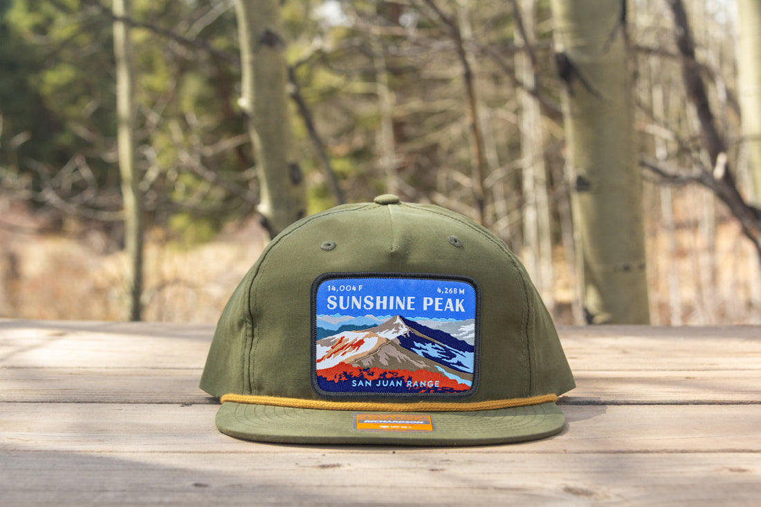 Sunshine Peak Colorado 14er Rope Hat