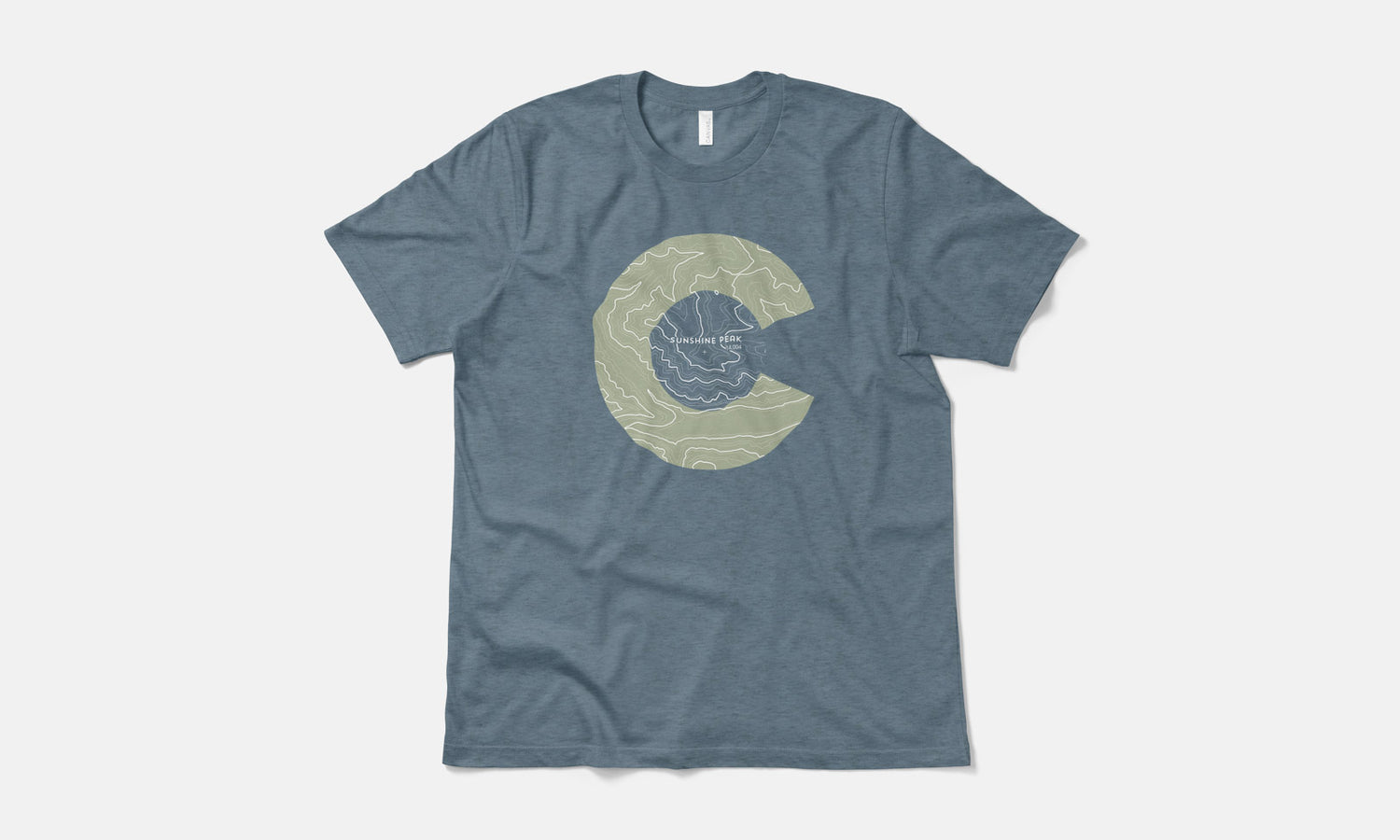 Sunshine Peak Topo 14er Shirt