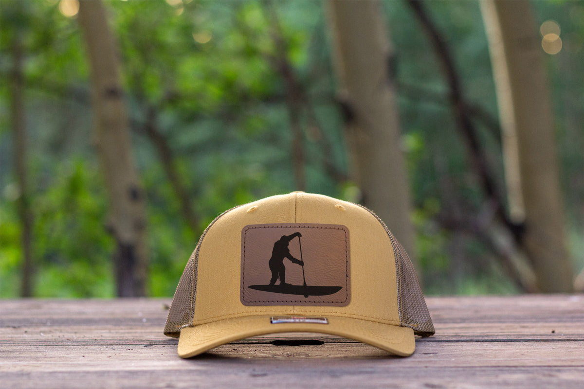 Sasquatch Rock Climbing Hat Amber Gold Richardson 112 Bigfoot