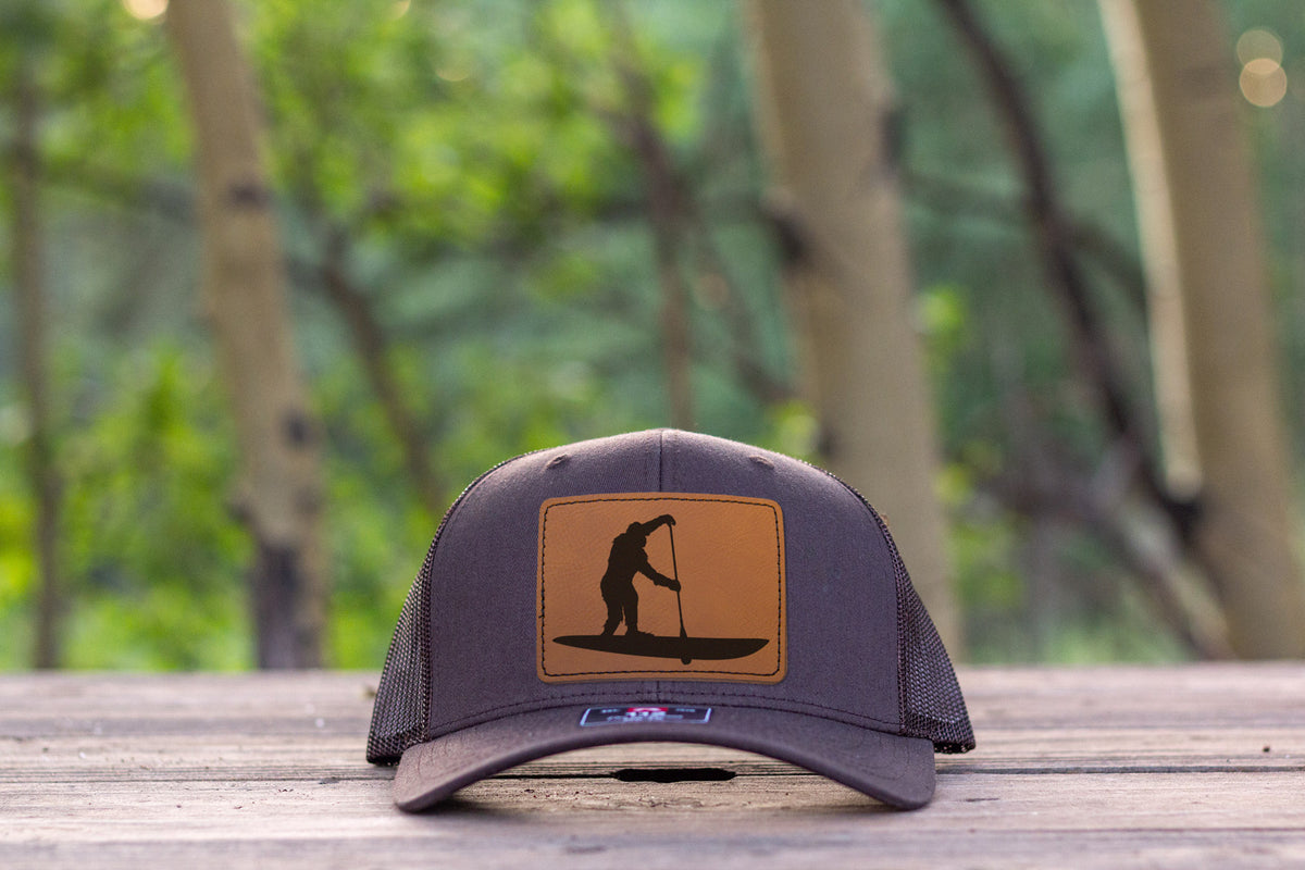 Sasquatch Rock Climbing Hat Coffee Richardson 112 Bigfoot