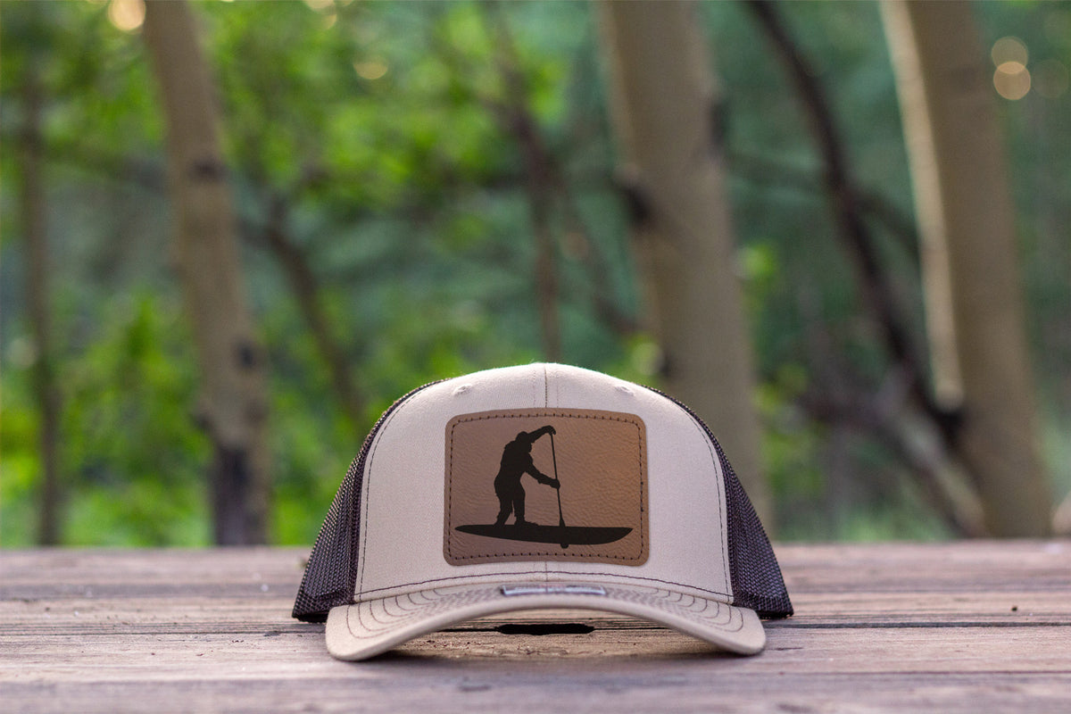 Sasquatch Rock Climbing Hat Khaki/Coffee Richardson 112 Bigfoot