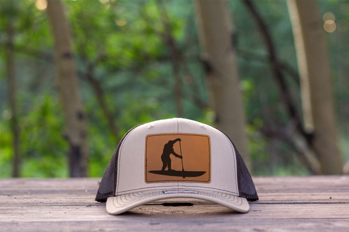 Sasquatch Rock Climbing Hat Khaki/Coffee Richardson 112 Bigfoot