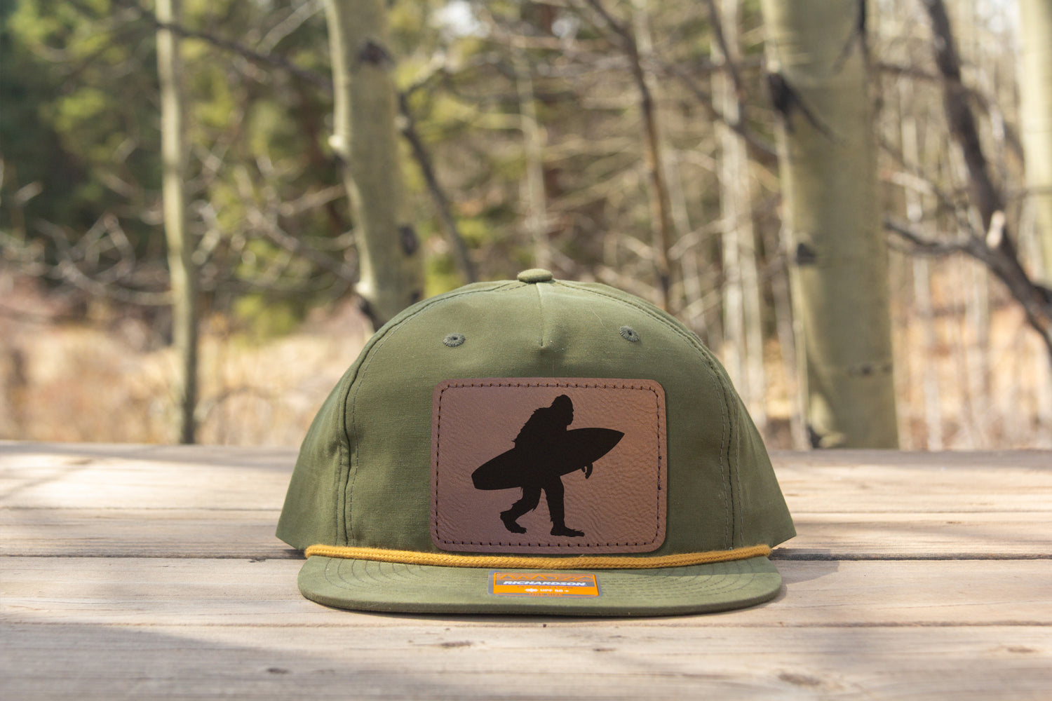 Sasquatch Surfing Rope Hat