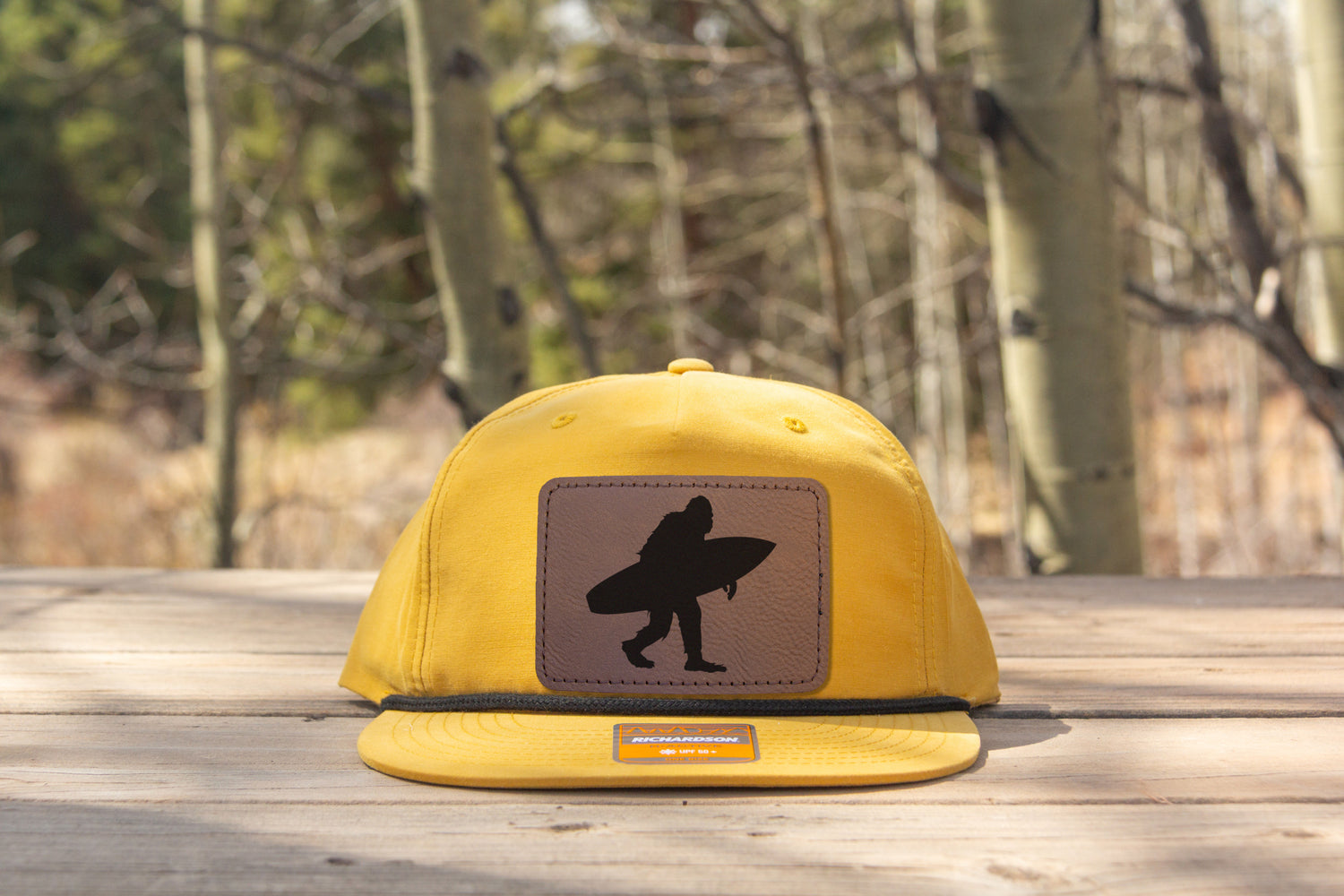 Sasquatch Surfing Rope Hat