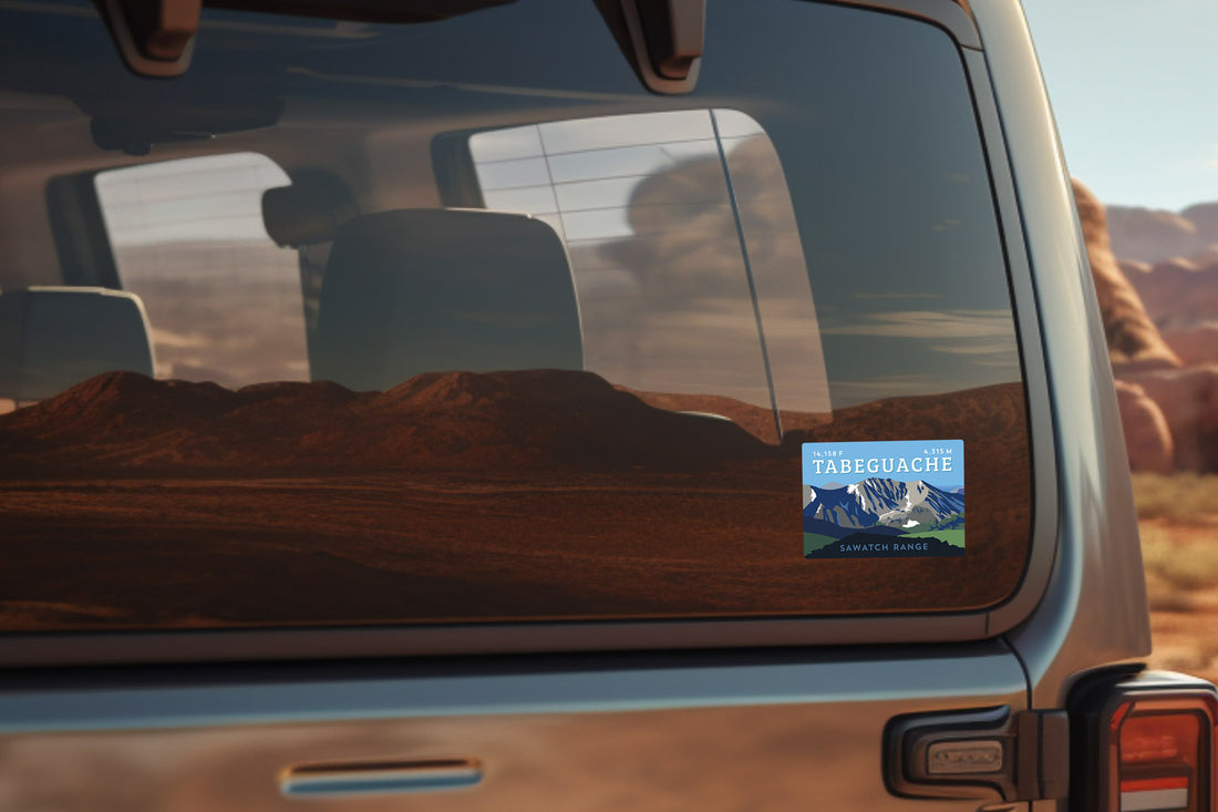 Tabeguache Peak Colorado 14er Sticker