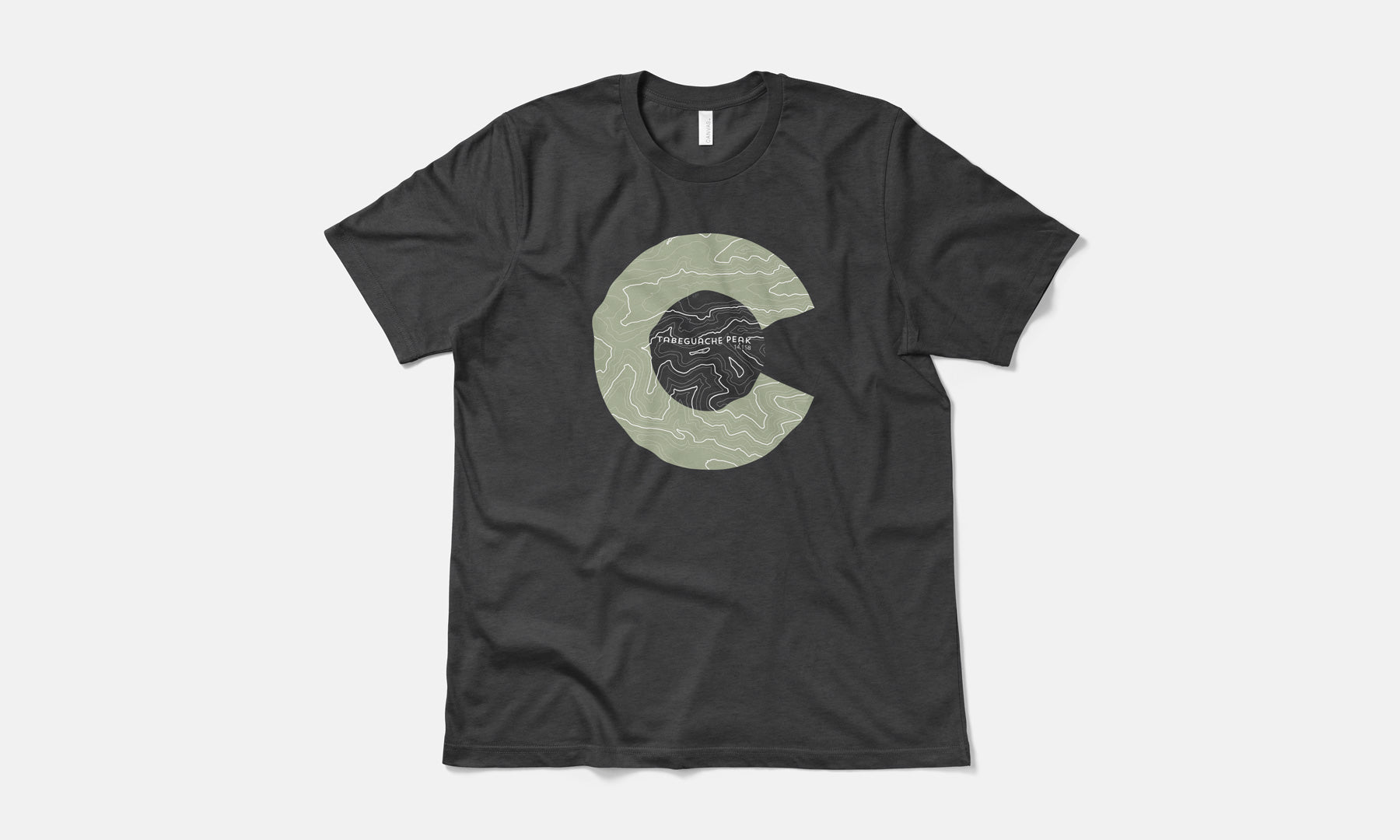 Tabeguache Peak Topo 14er Shirt