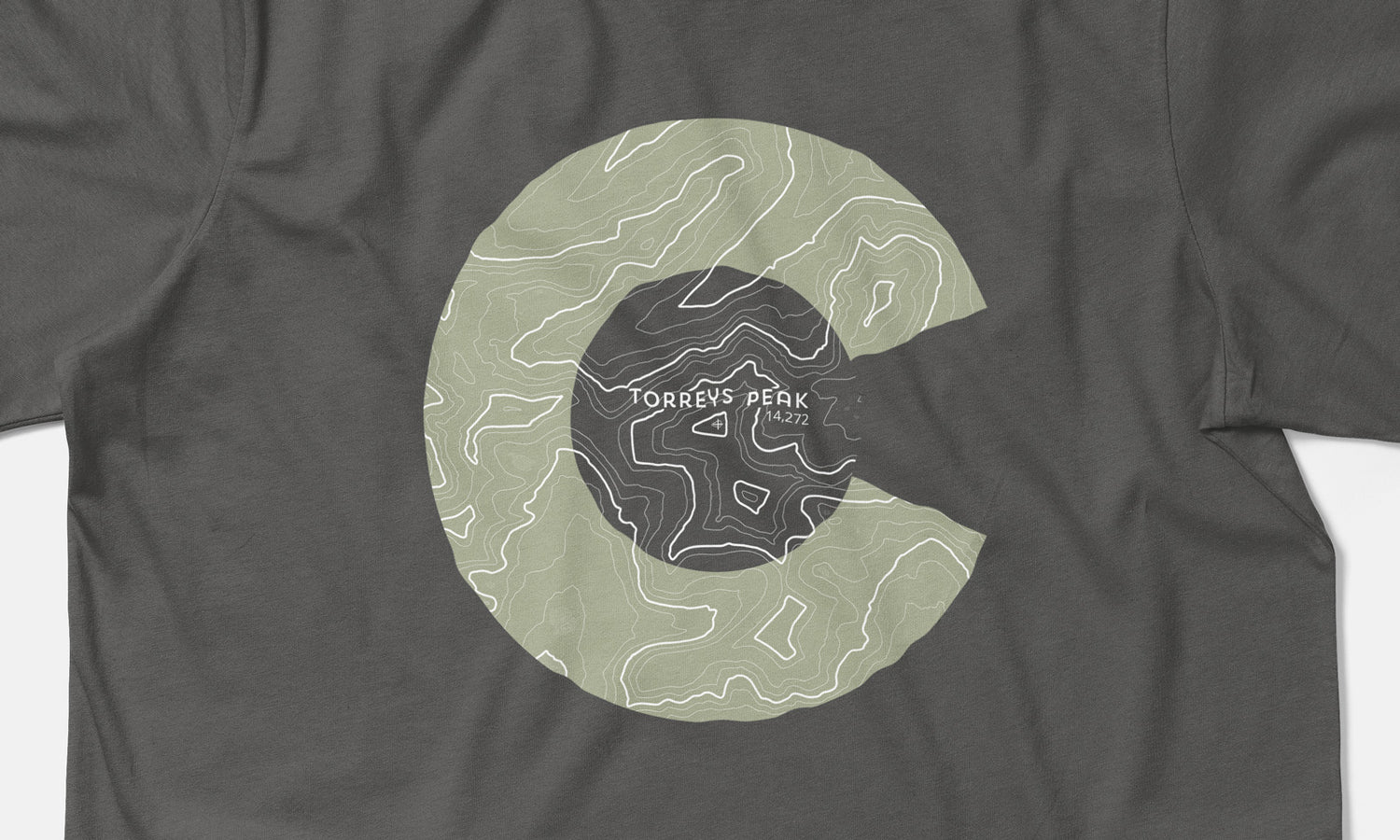 Torreys Peak Topo 14er Shirt