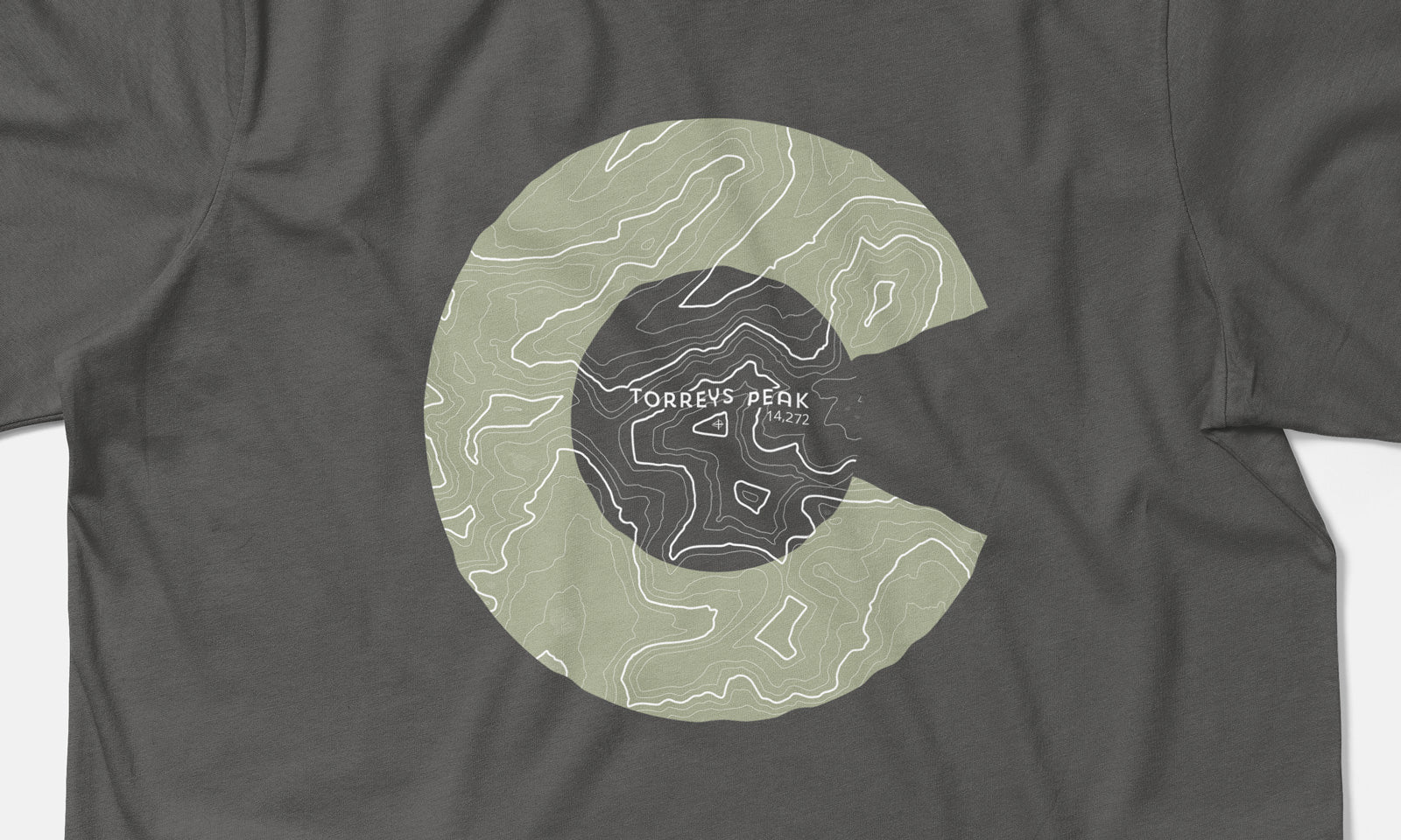 Torreys Peak Topo 14er Shirt