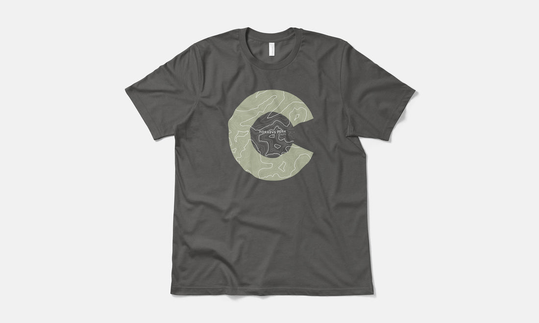 Torreys Peak Topo 14er Shirt