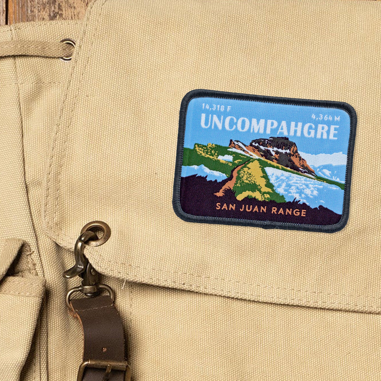 Uncompahgre Peak Colorado 14er Patch