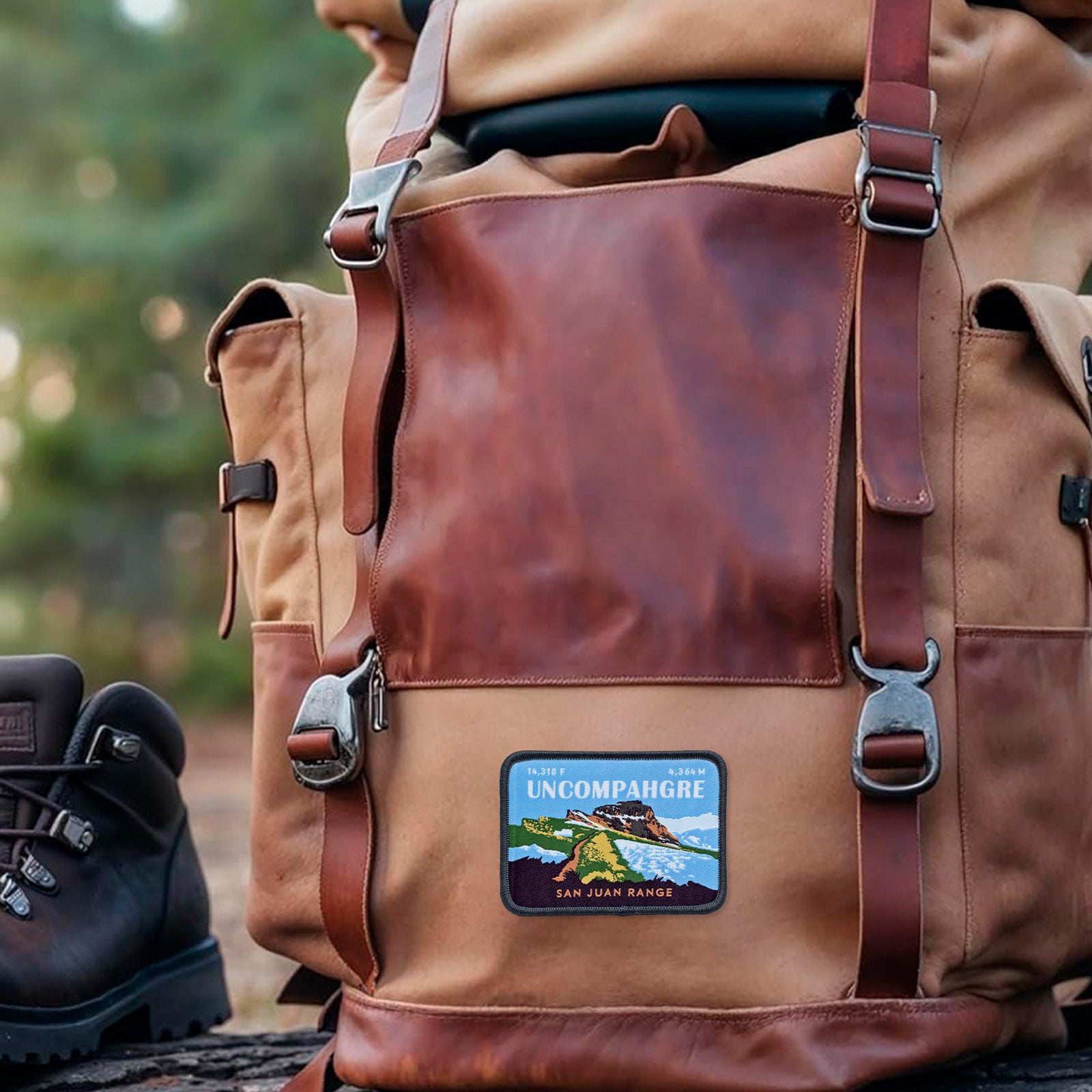 Uncompahgre Peak Colorado 14er Patch