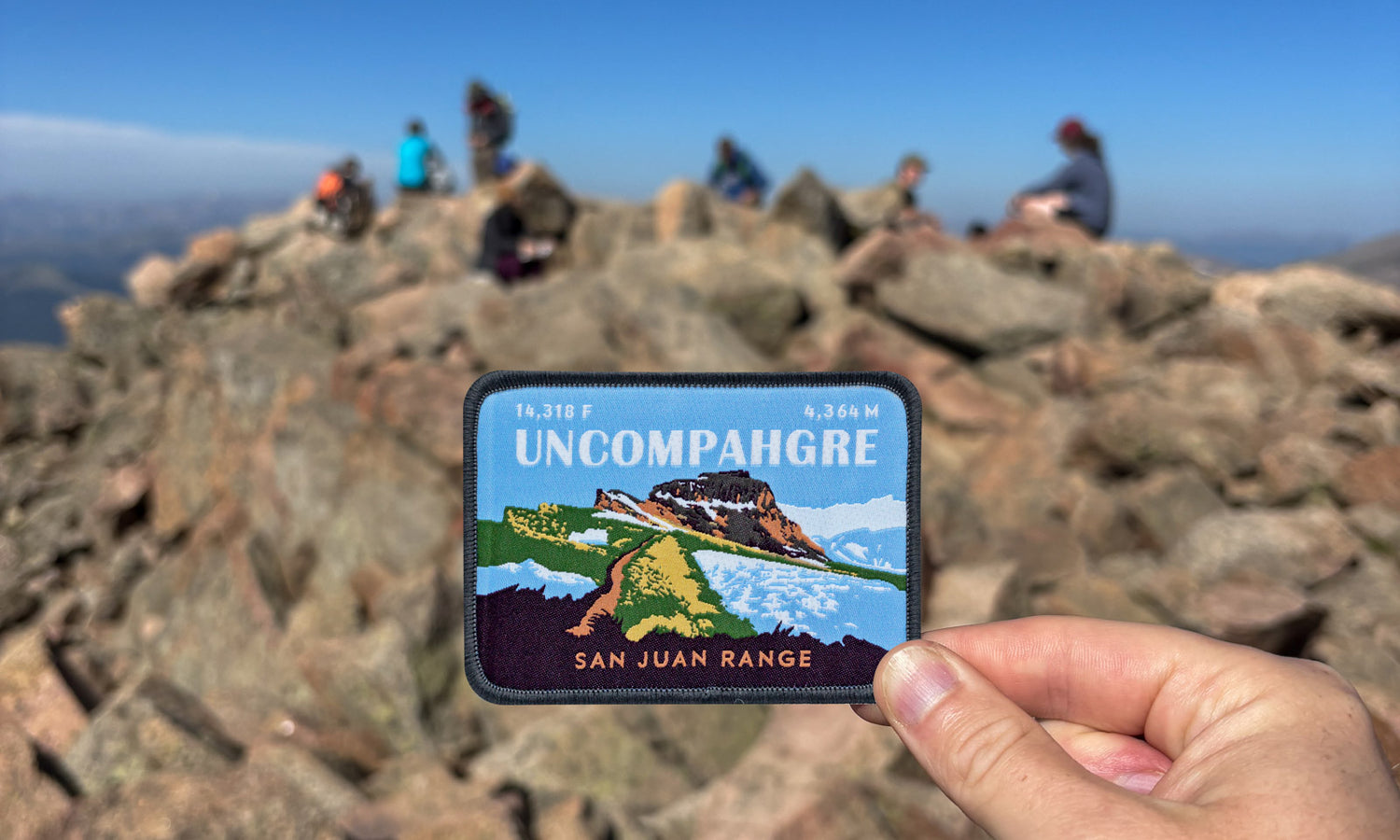 Uncompahgre Peak Colorado 14er Patch