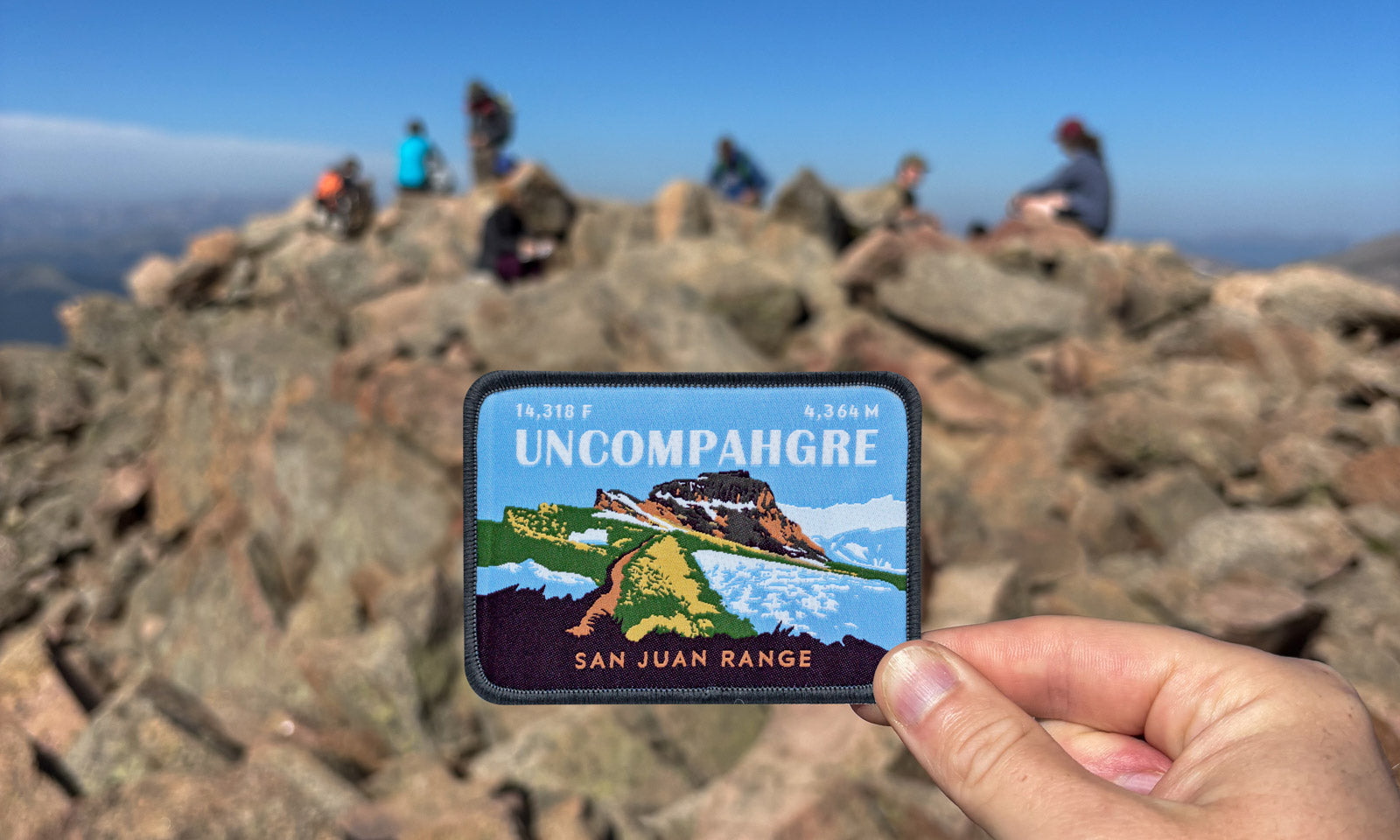 Uncompahgre Peak Colorado 14er Patch