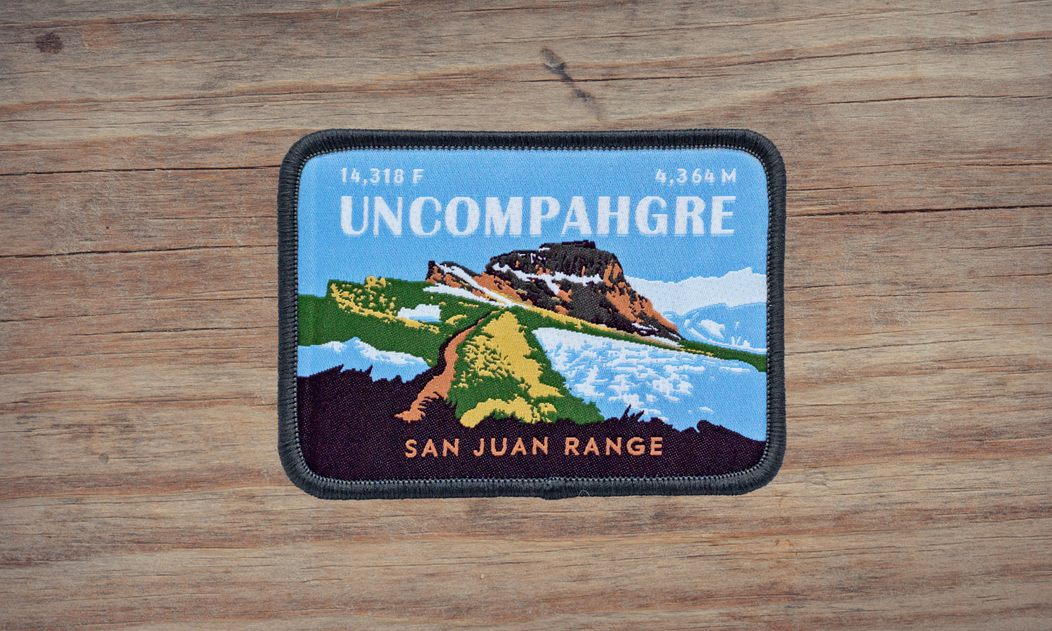 Uncompahgre Peak Colorado 14er Patch
