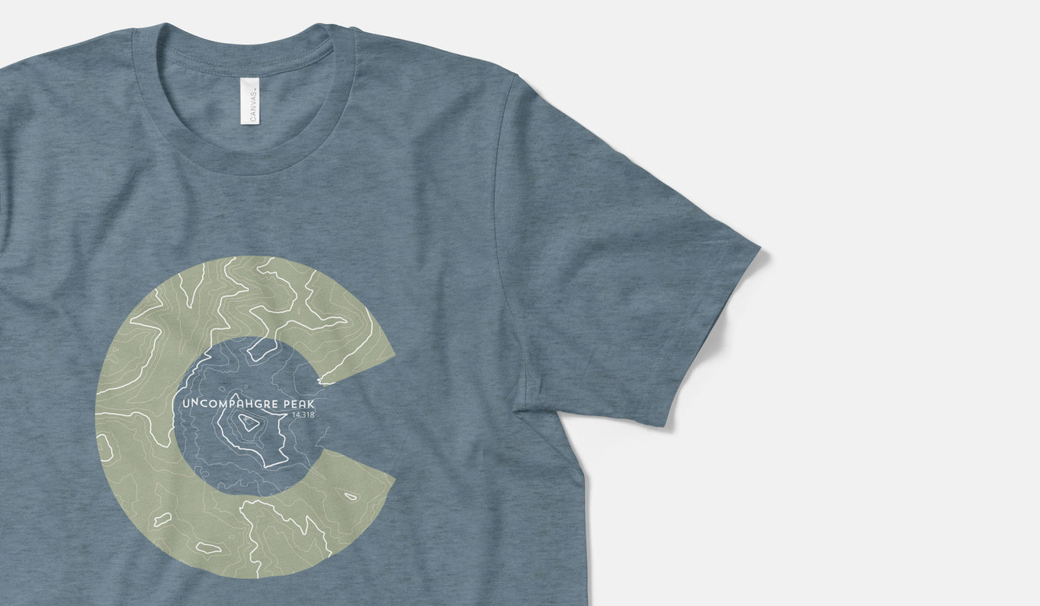 Uncompahgre Peak Topo 14er Shirt