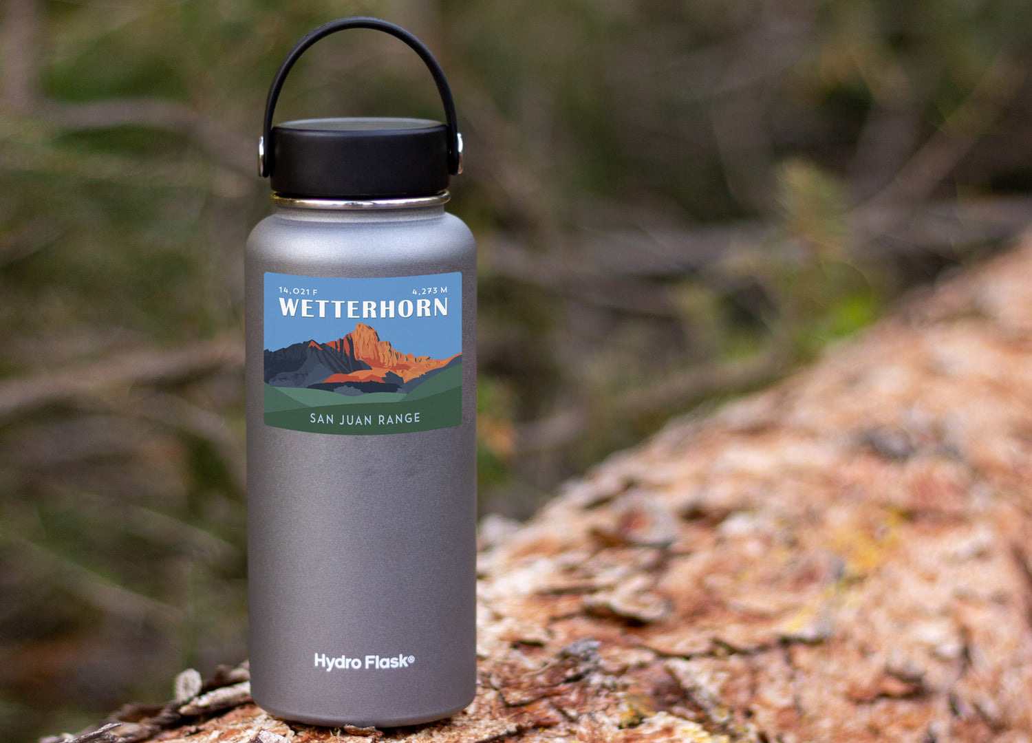 Wetterhorn Peak Colorado 14er Sticker
