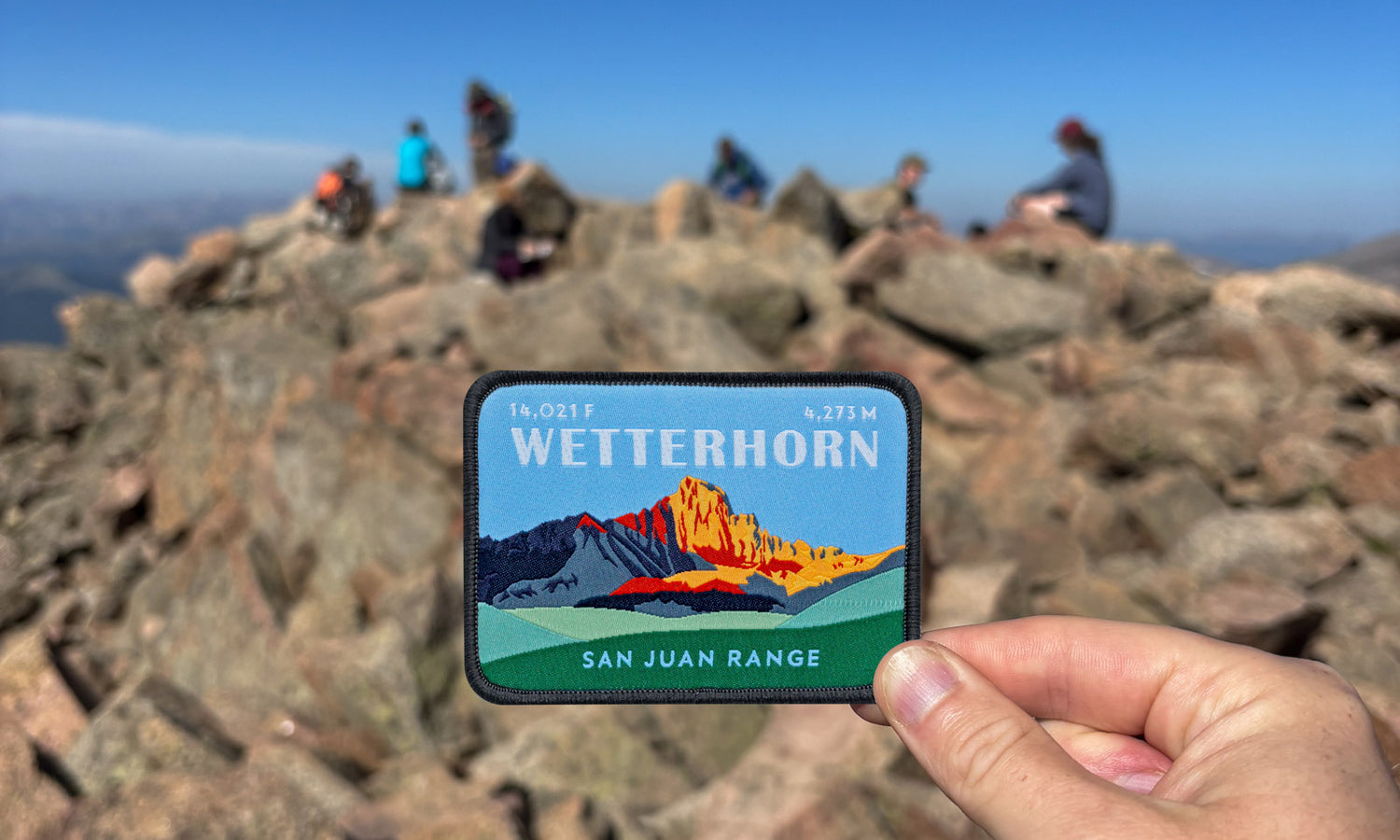Wetterhorn Peak Colorado 14er Patch