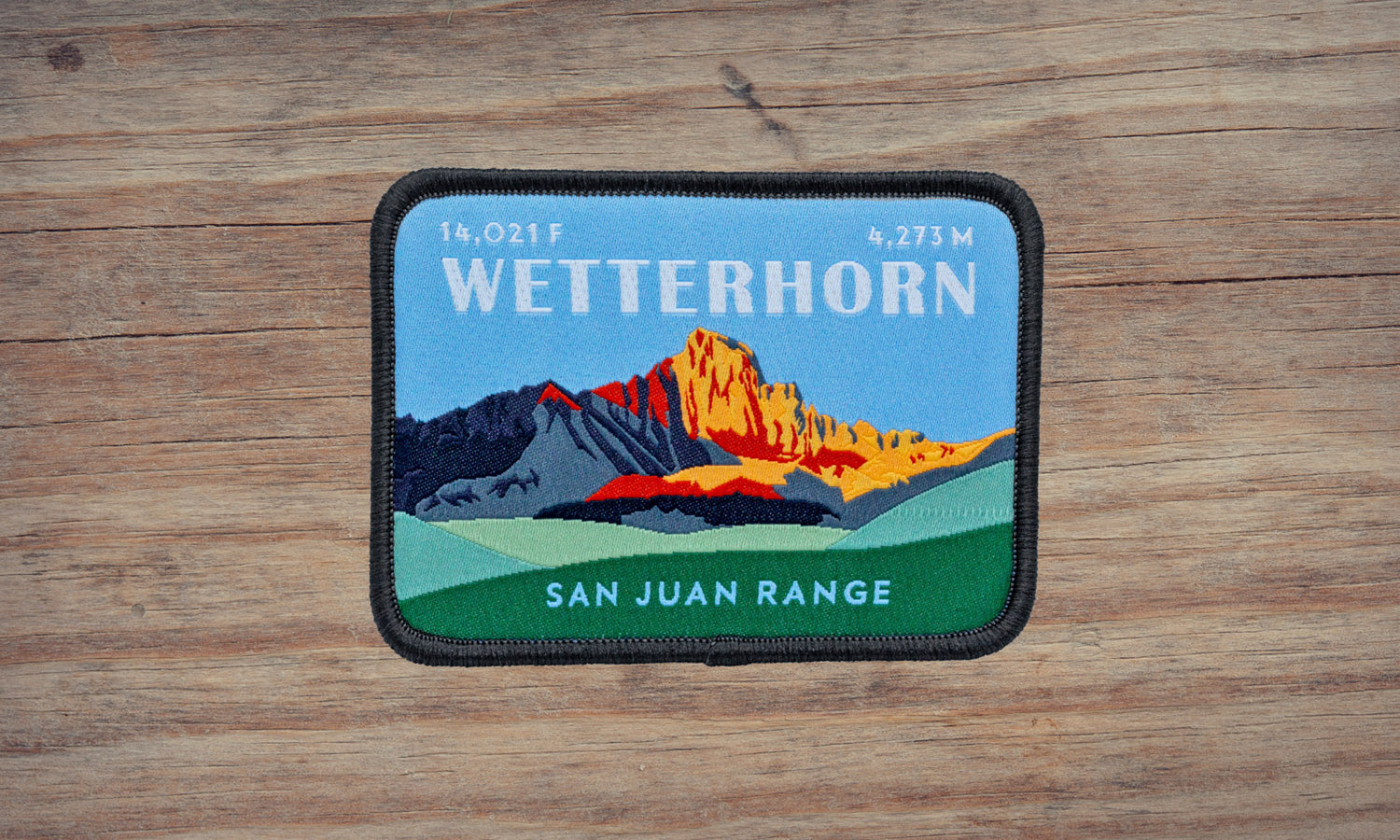 Wetterhorn Peak Colorado 14er Patch