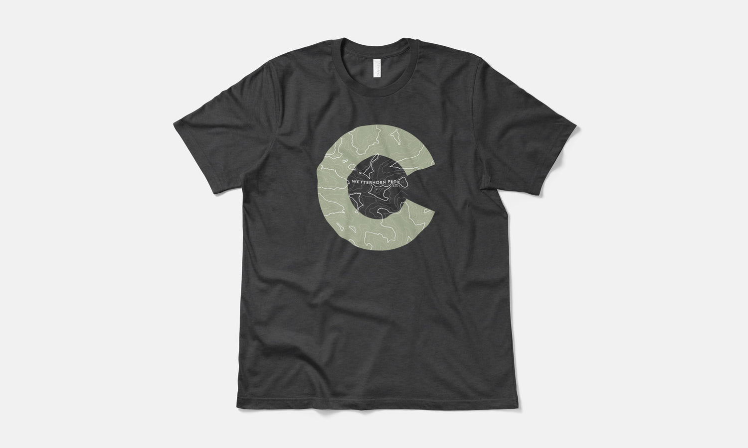 Wetterhorn Peak Topo 14er Shirt