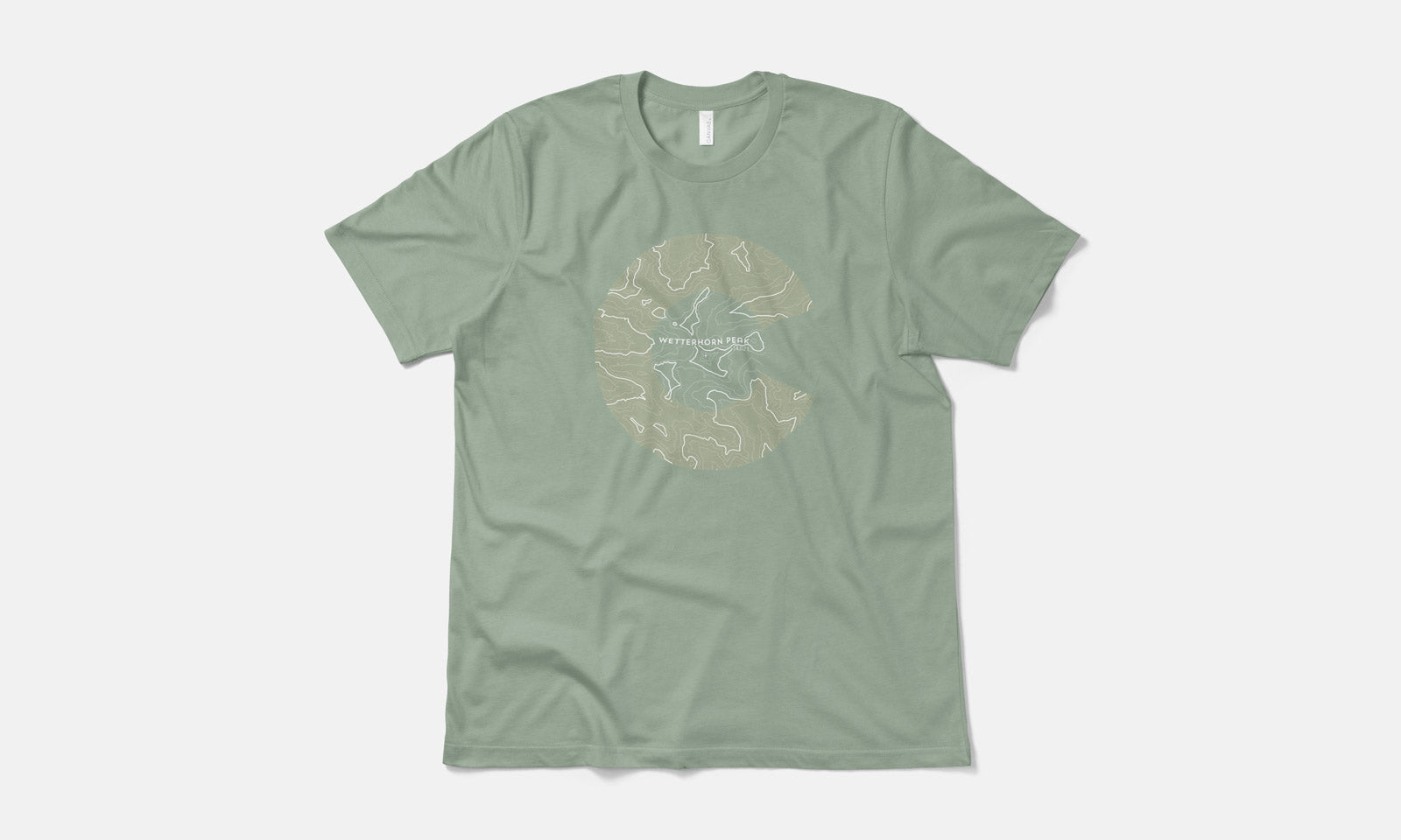 Wetterhorn Peak Topo 14er Shirt