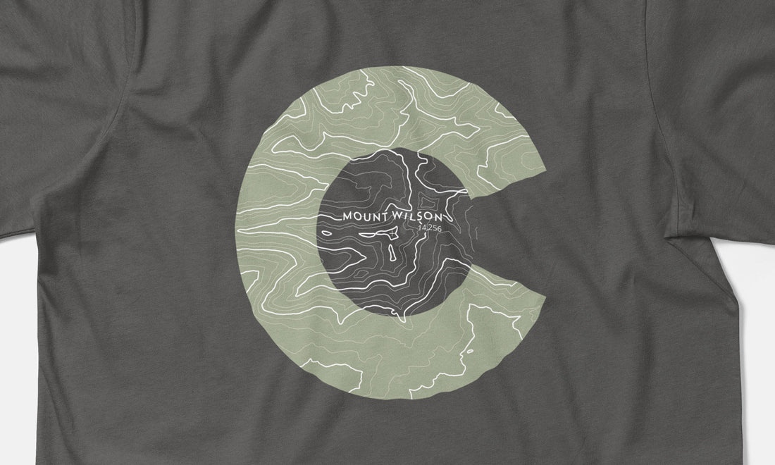 Mount Wilson Topo 14er Shirt