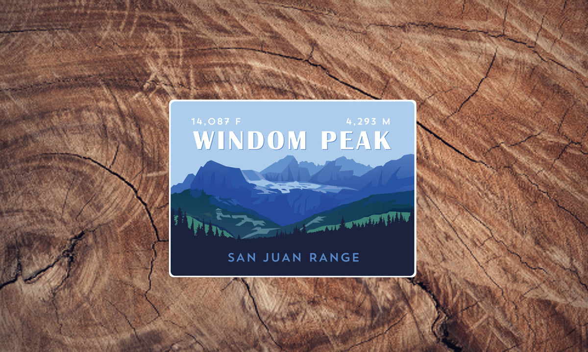 Windom Peak Colorado 14er Sticker