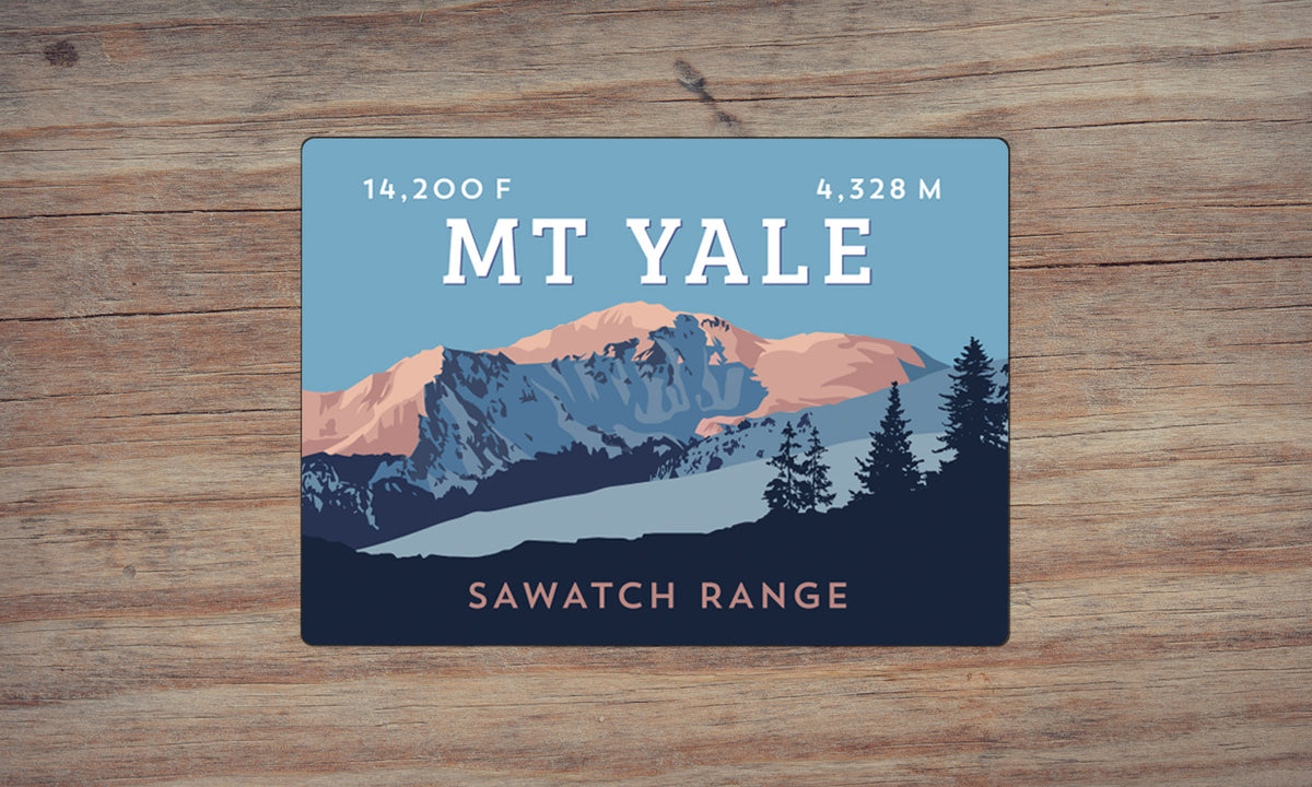 Mount Yale Colorado 14er Magnet