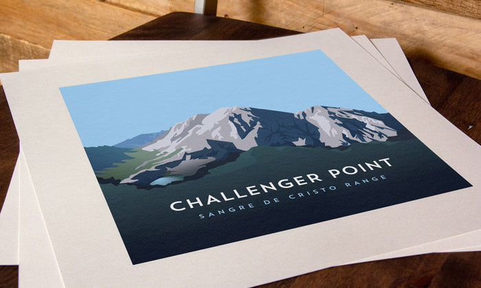 Challenger Point Colorado 14er Print