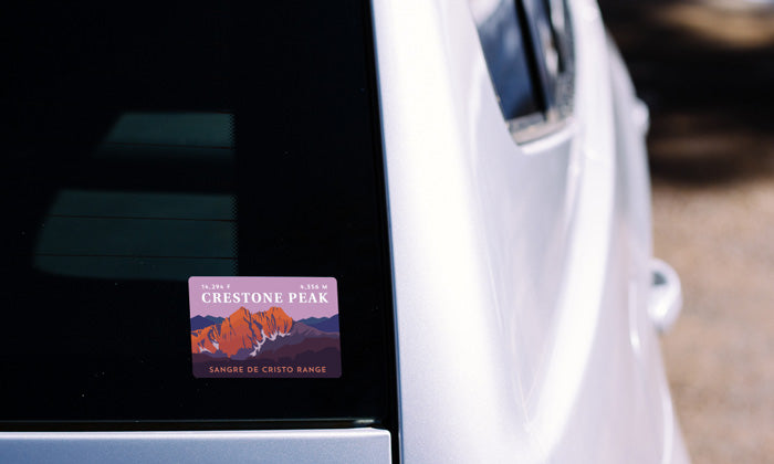 Crestone Peak Colorado 14er Sticker