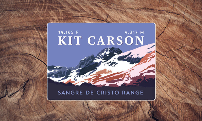 Sangre De Cristo Range Colorado 14er Sticker Pack