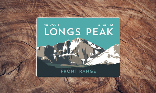 Longs Peak Colorado 14er Sticker
