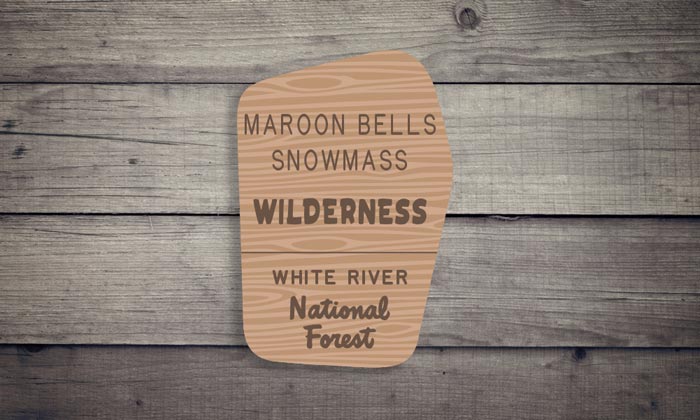 Maroon Bells Snowmass Wilderness Sticker