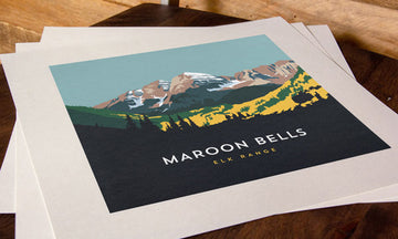 Maroon Bells Colorado 14er Print