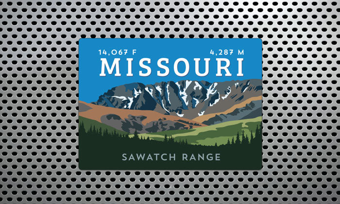 Missouri Mountain Colorado 14er Magnet