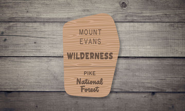 Mount Evans Wilderness Sticker