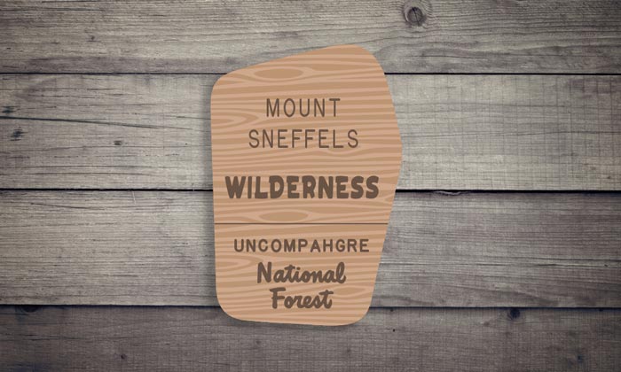 Mount Sneffels Wilderness Sticker