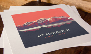 Mount Princeton Colorado 14er Print