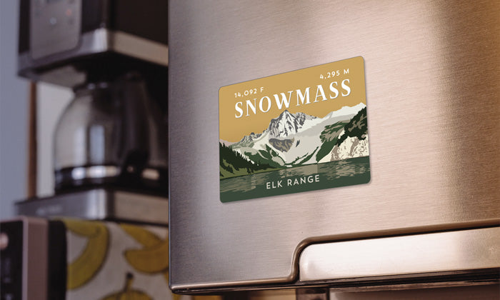 Snowmass Mountain Colorado 14er Magnet