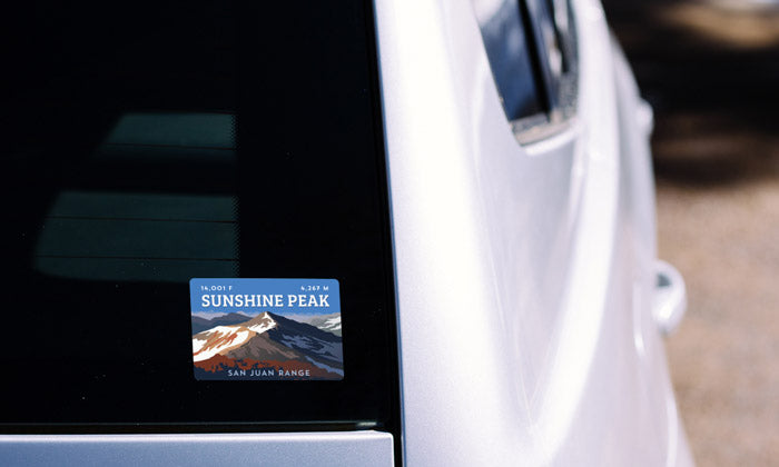 Sunshine Peak Colorado 14er Sticker