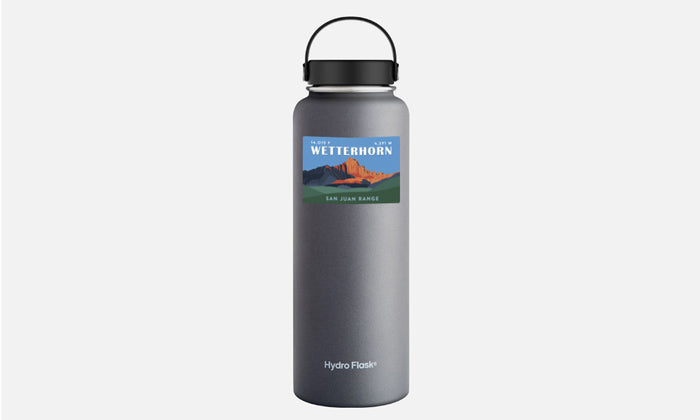 Wetterhorn Peak Colorado 14er Sticker