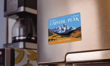 Capitol Peak Colorado 14er Magnet