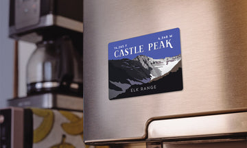 Castle Peak Colorado 14er Magnet